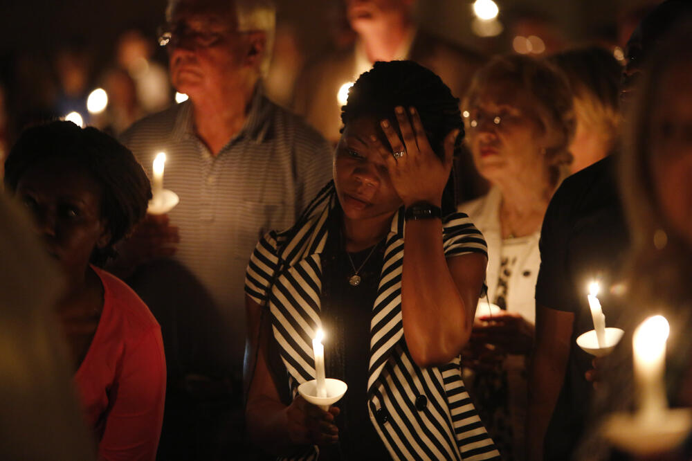 Sa službe u Dalasu u čast Dankana, Foto: Beta/AP
