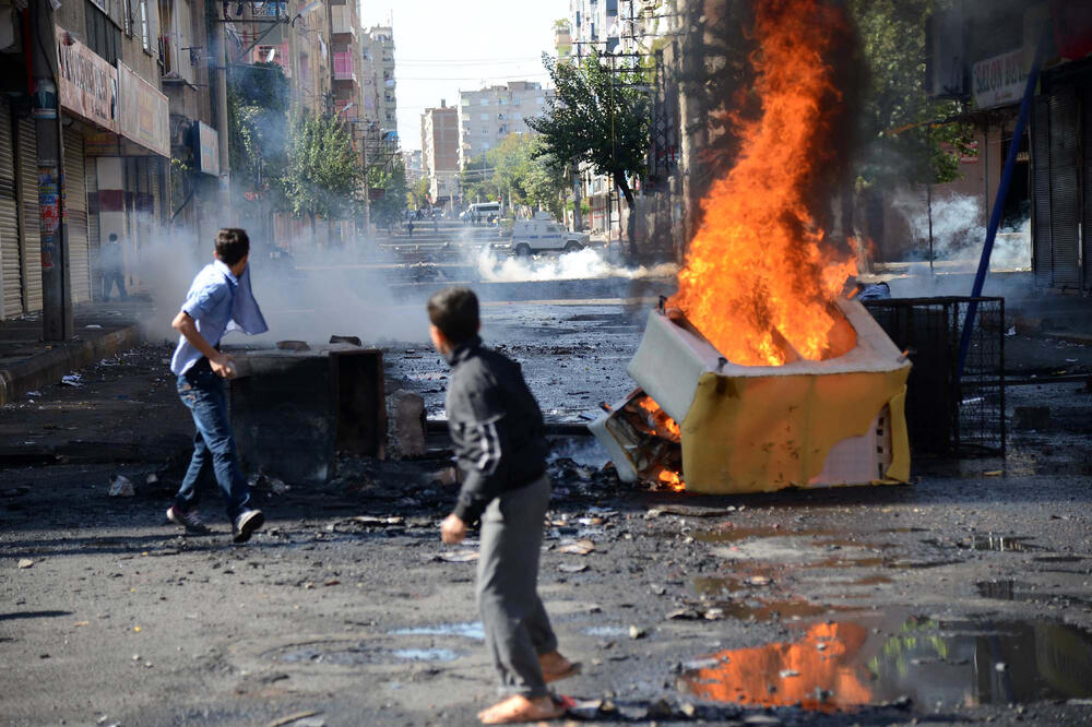 Najveće demonstracije bile su u Dijarbakiru, Foto: Beta/AP
