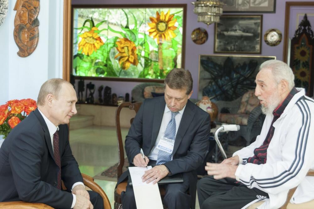Vladimir Putin, Fidel Kastro, Foto: Reuters