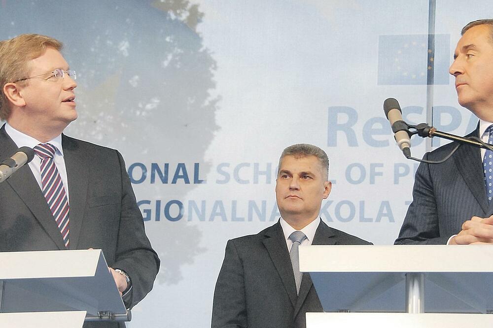 Štefan File, Milo Đukanović, Foto: Savo Prelević