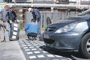 "Ležeći policajci" u Podgorici na udaru vandala