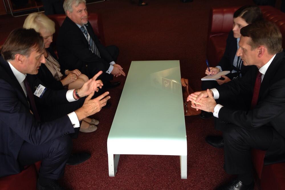 Ranko Krivokapić i Sergej Nariškin, Foto: Skupština Crne Gore