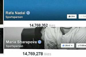 Šarapova pretekla Nadala