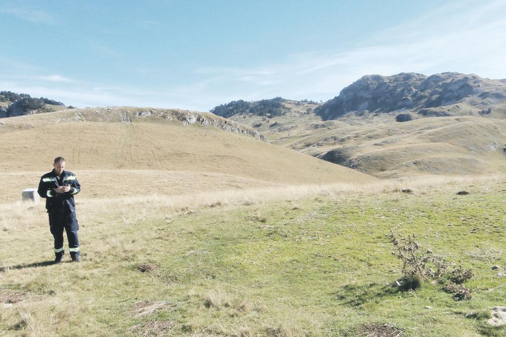 Spasioci i ranije prolazili tim rejonom, ali Popovića nijesu primijetili, Foto: Služba zaštite spasavanja Kolašin