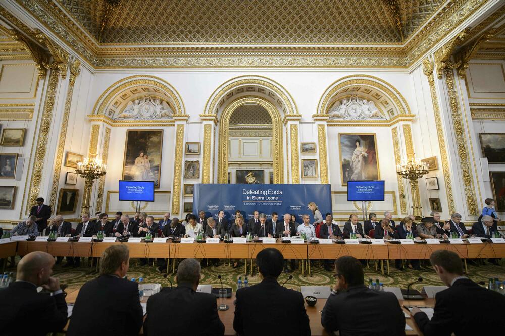 Sa konferencije o borbi protiv ebole u Sijera Leoneu u Londonu, Foto: Reuters