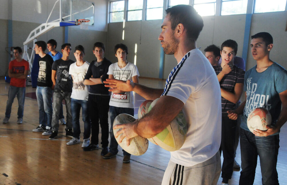 Čas ragbija Gimnazija