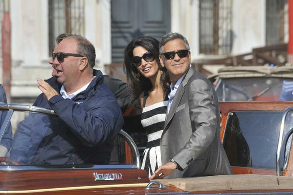 Amal Alamudin, Džordž Kluni, Foto: Beta-AP