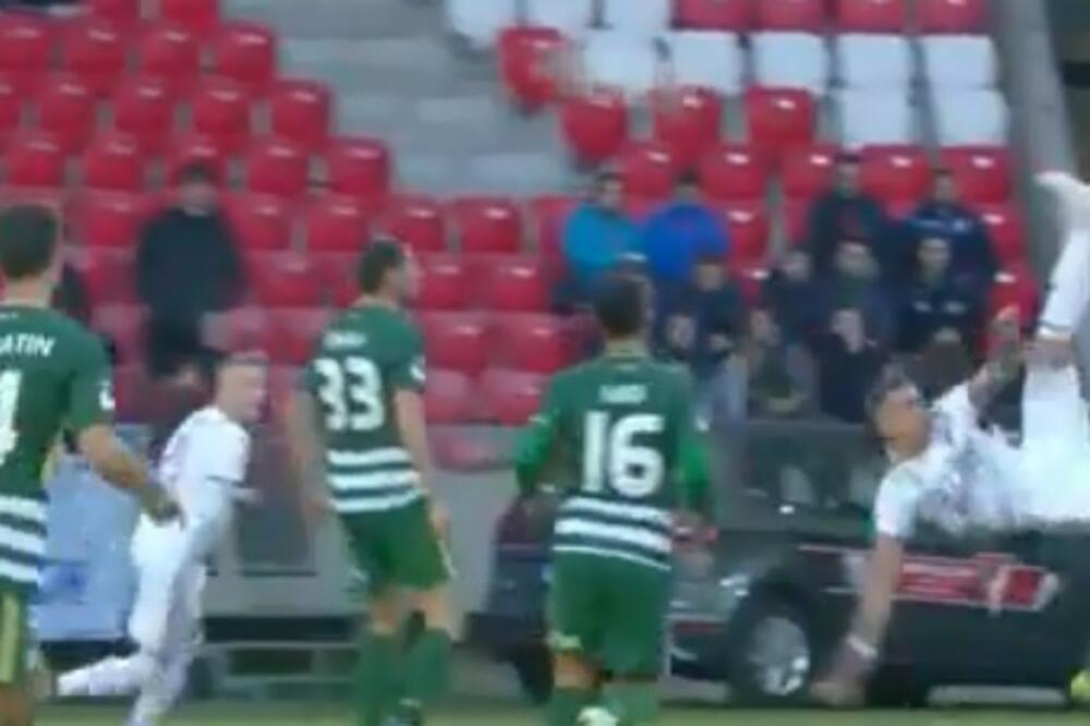 Daniel Žori postiže gol, Foto: Printscreen