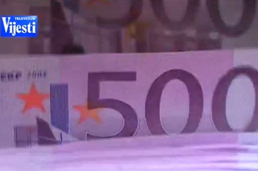 500 eura, Foto: Screenshot Tv Vijesti