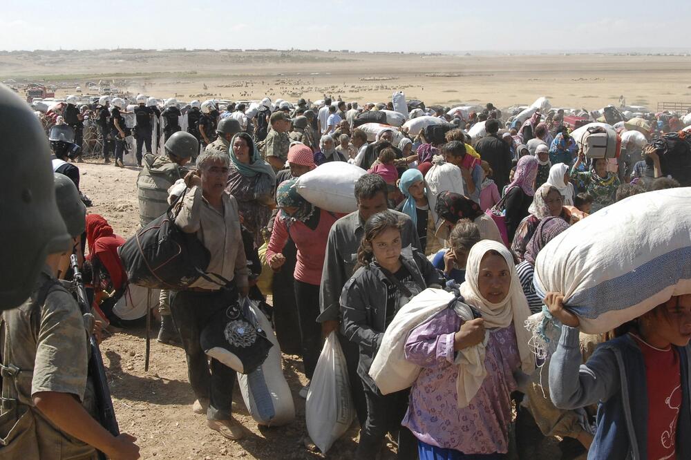 Kurdi bježe iz Sirije, Foto: Reuters