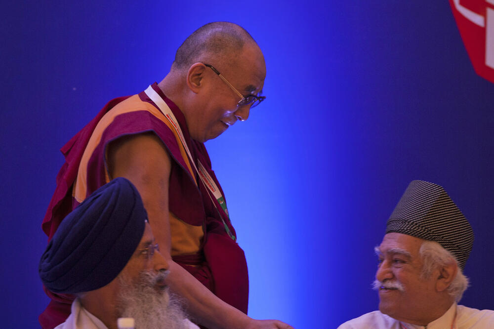 Dalaj lama na skupu u Delhiju, Foto: Beta/AP