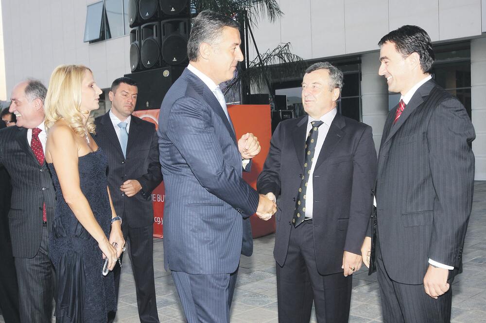 Milo Đukanović, Veselin Vukotić, Tomislav Čelebić, Foto: Arhiva "Vijesti"