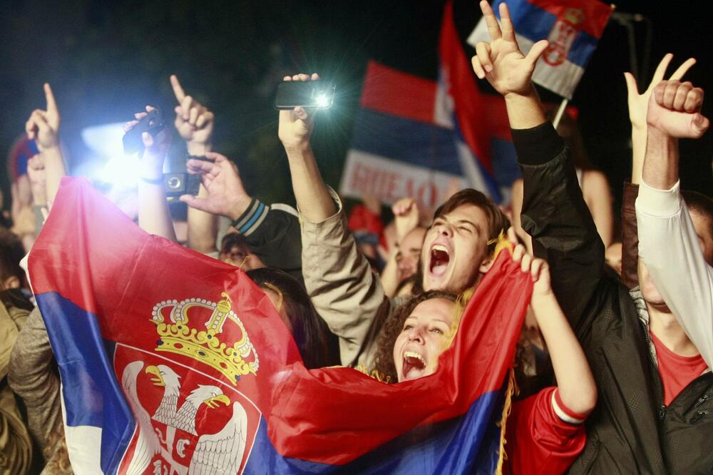 Sa dočeka srpskih košarkaša u Beogradu, Foto: Betaphoto