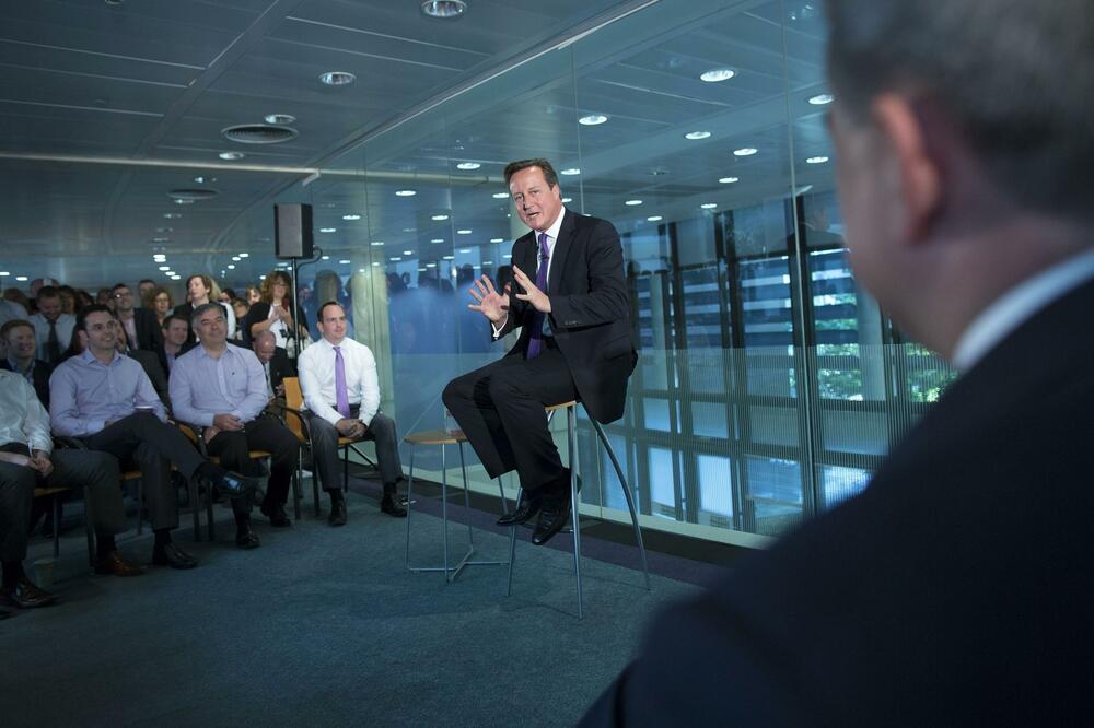 Kameron tokom prošlonedjeljne posjete Škotskoj, Foto: Reuters