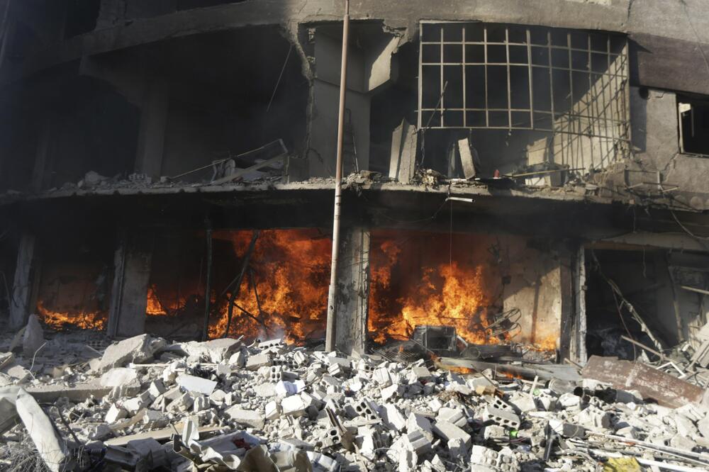 Sirija, vazdušni napad, Foto: Reuters