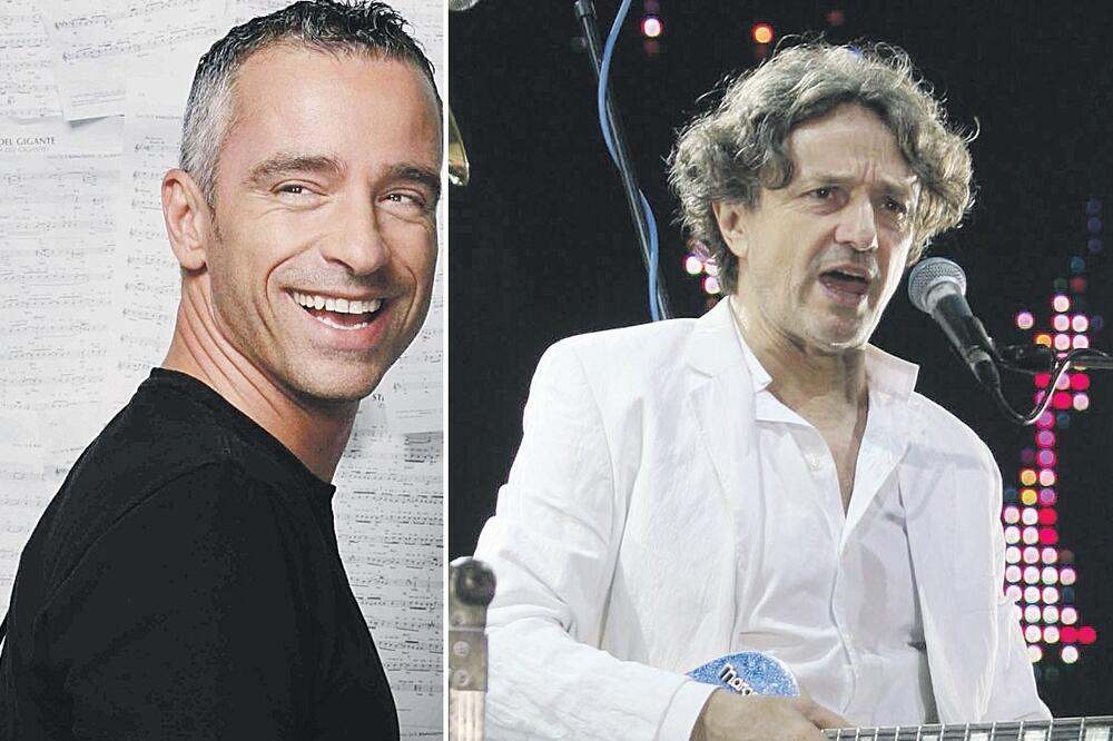 Eros Ramacoti, Goran Bregović, Foto: Vijesti Online