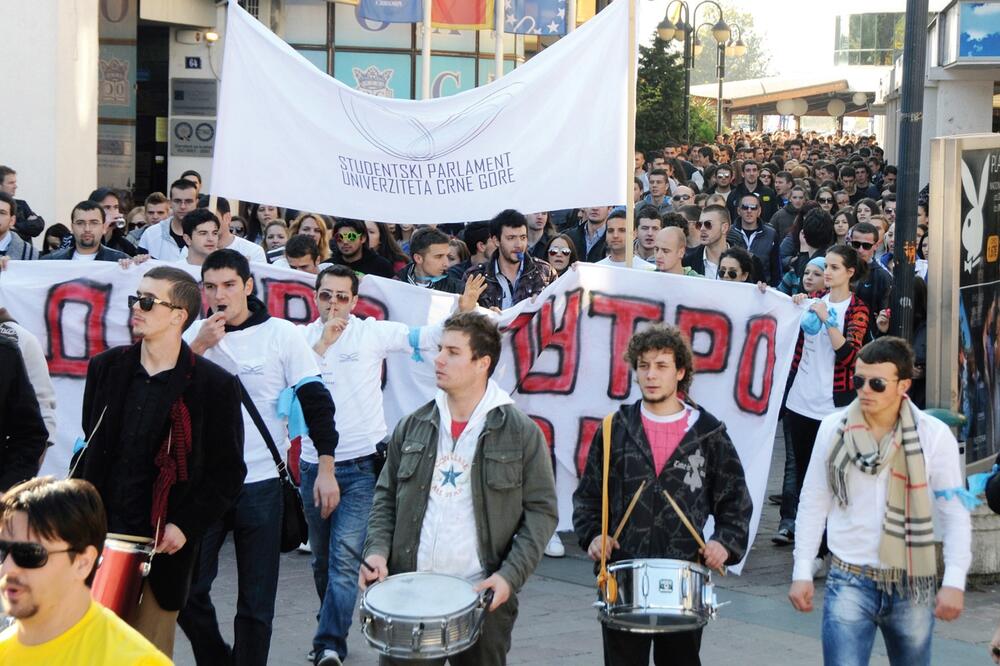 Studentski protesti, Foto: Boris Pejović