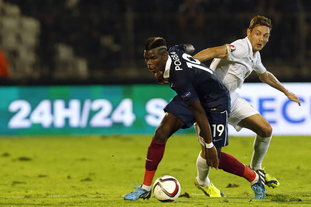 Pol Pogba i Nemanja Matić, Foto: Beta/AP
