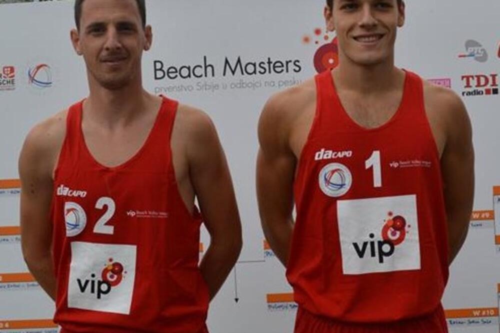 Vukašinović i Masoničić, Foto: Odbojkaški savez Crne Gore