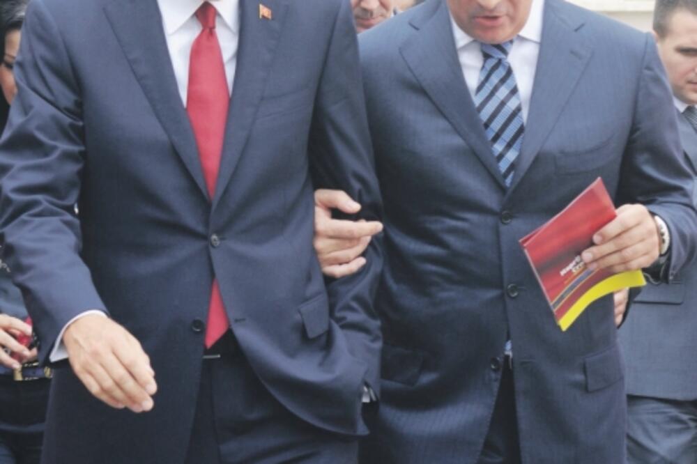 Ranko Krivokapić, Milo Đukanović, Foto: Arhiva "Vijesti"