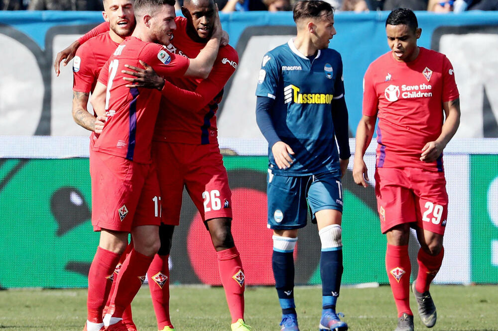 Slavlje fudbalera Fiorentine, Foto: Elisabetta Baracchi