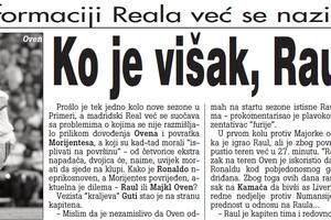 Ko je višak, Raul ili Oven?