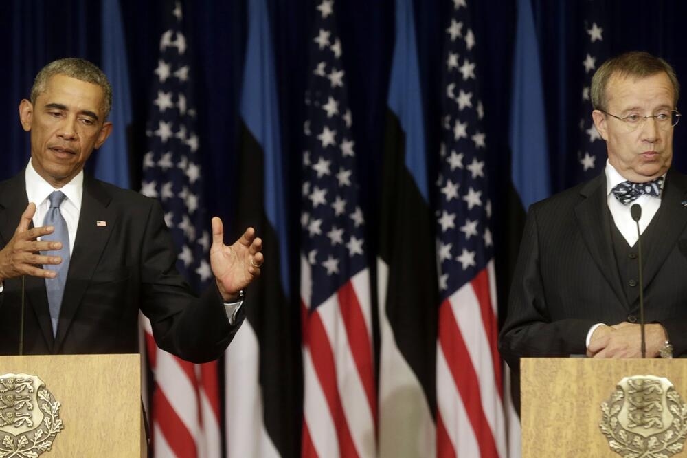 barak Obama, Tomas Hendrik Ilves, Foto: Reuters