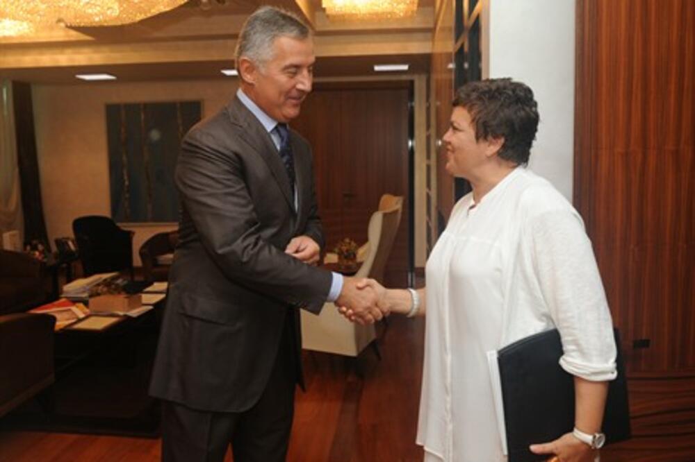 Đukanović i Hrebičkova, Foto: Vlada Crne Gore