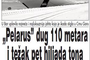 „Pelarus” dug 110 metara i težak pet hiljada tona