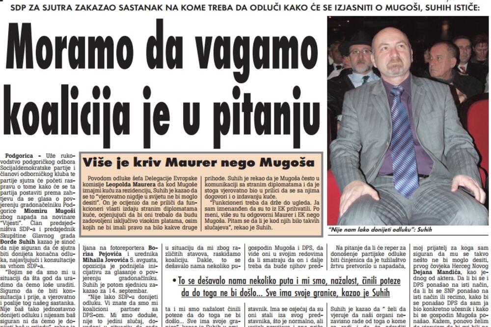 PDF, Vijesti prije 5 godina, Foto: Vijesti online
