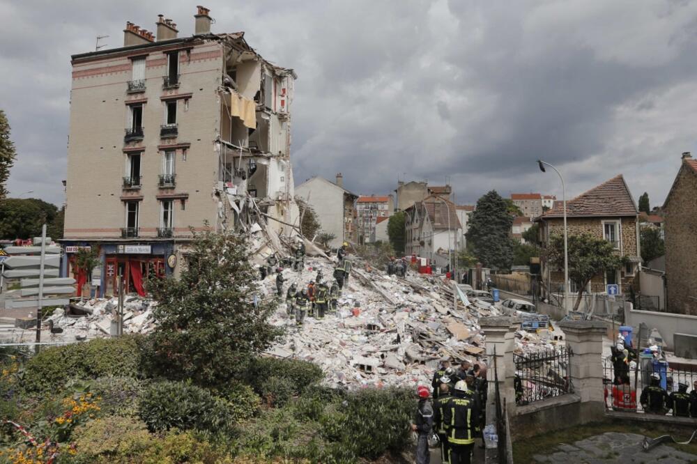 Pariz eksplozija zgrada, Foto: Reuters