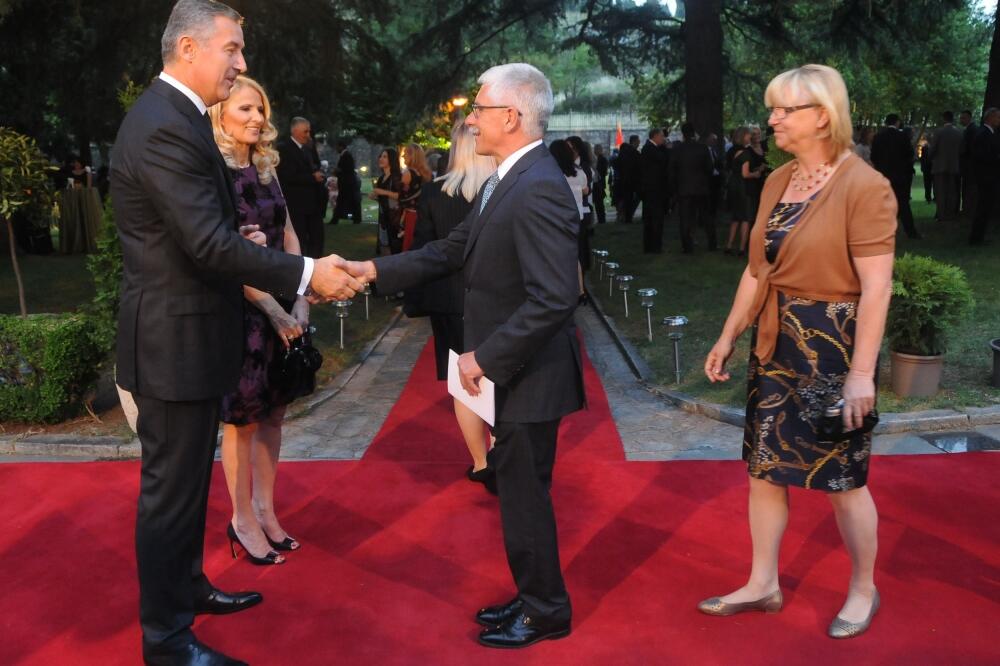 Milo Đukanović, Mitja Drobnič, Foto: Luka Zeković