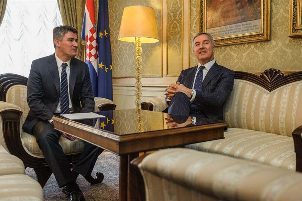 Zoran Milanović, Milo Đukanović, Foto: Gov.me