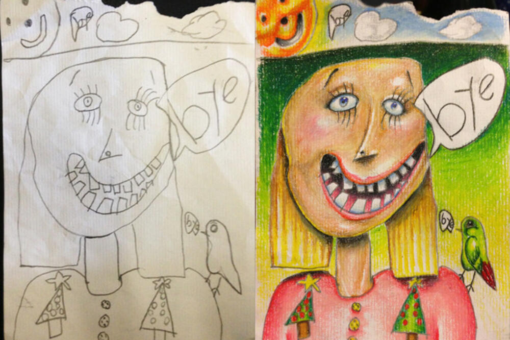 Reditor Tatsputin, crteži, Foto: Mymodernmet.com