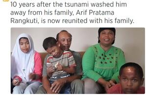 Pronašli djecu 10 godina nakon što su nestala u cunamiju