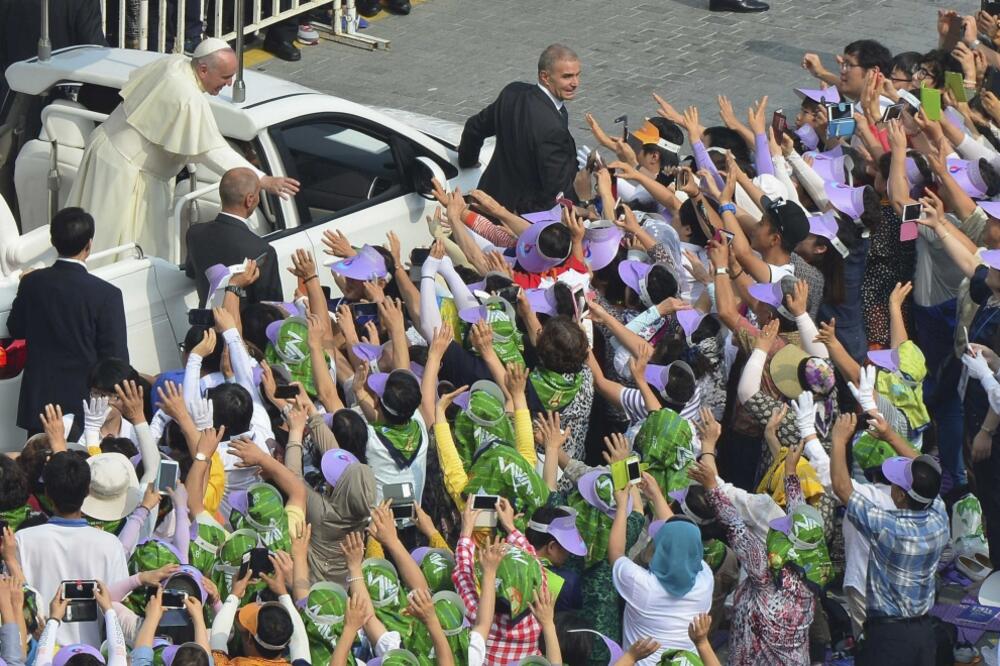 papa Franjo, Seul, Foto: Reuters