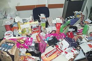 U kušet kolima sakrio 10.300 paklica cigareta