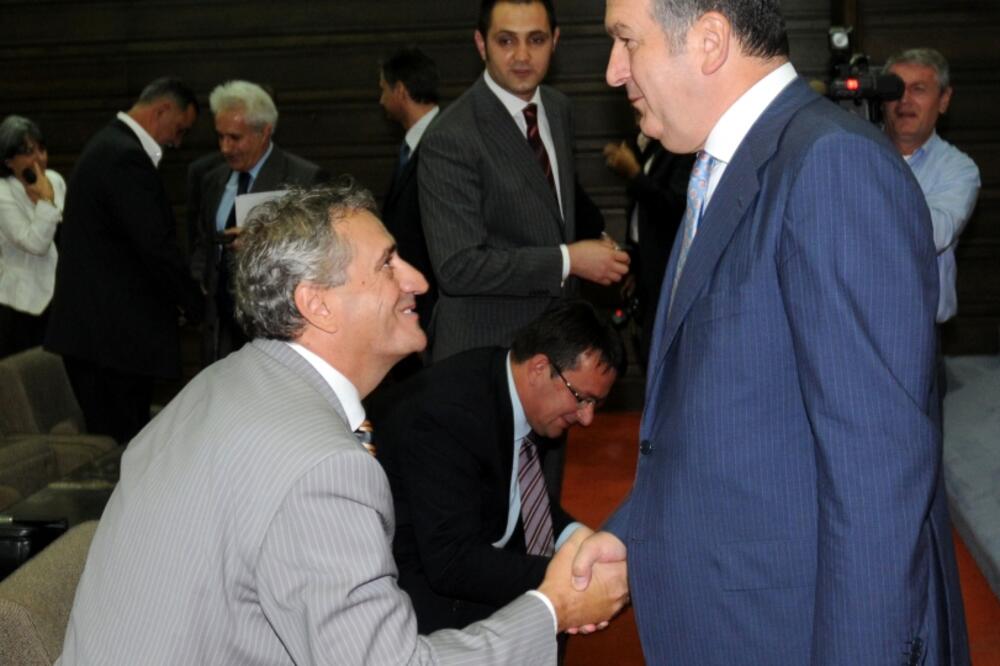 Momčilo Vujošević i Miomir Mugoša, Foto: Arhiva "Vijesti"