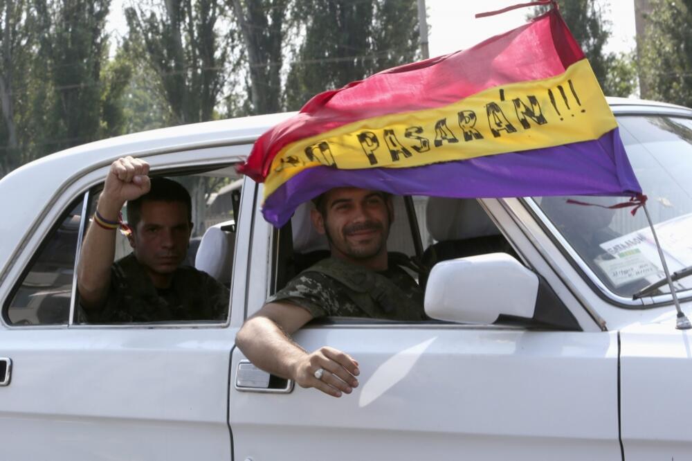 Španci, proruski borci, Foto: Reuters