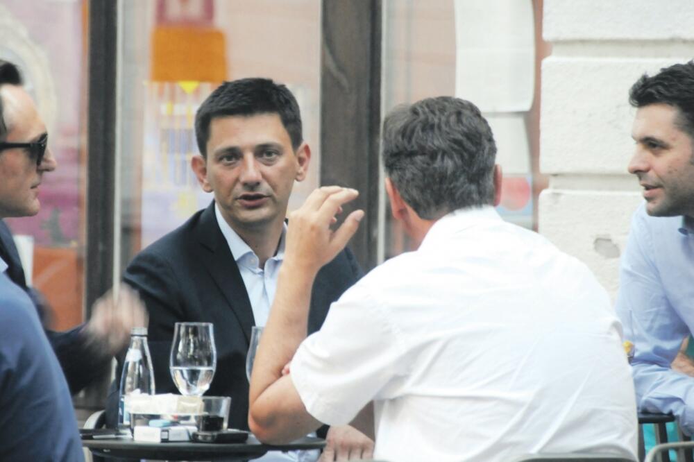 Ranko Krivokapić, Darko Pajović, Dragan Bogojević, Foto: Boris Pejović