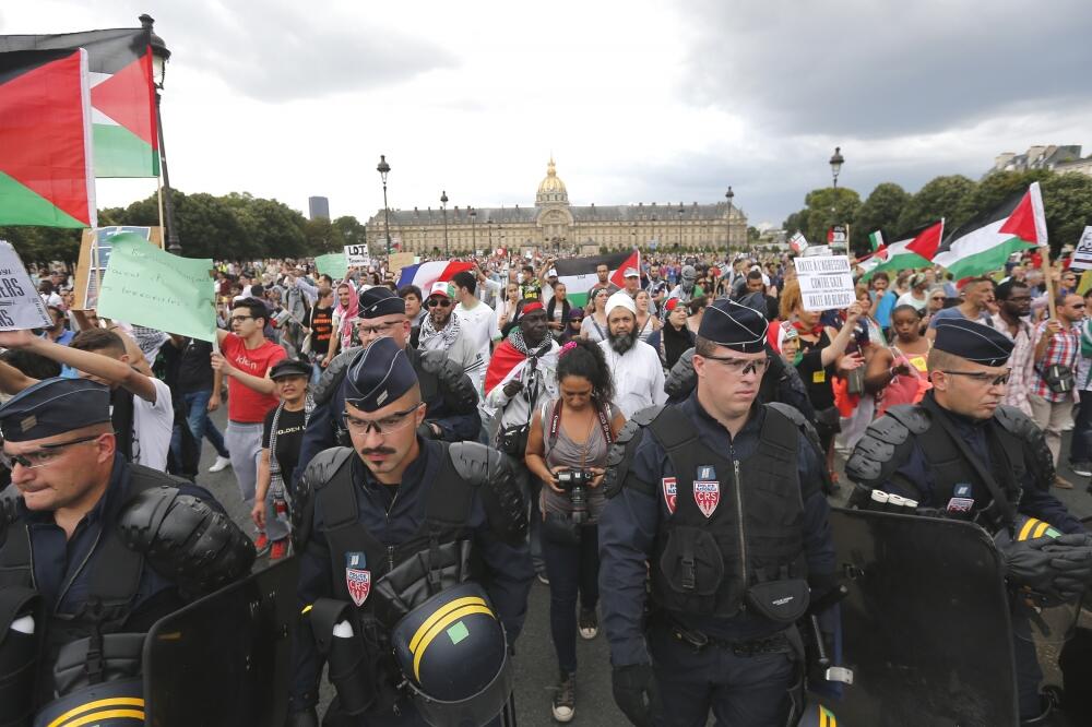 Pariz, Gaza, izraelska ofanziva, Foto: Beta/AP