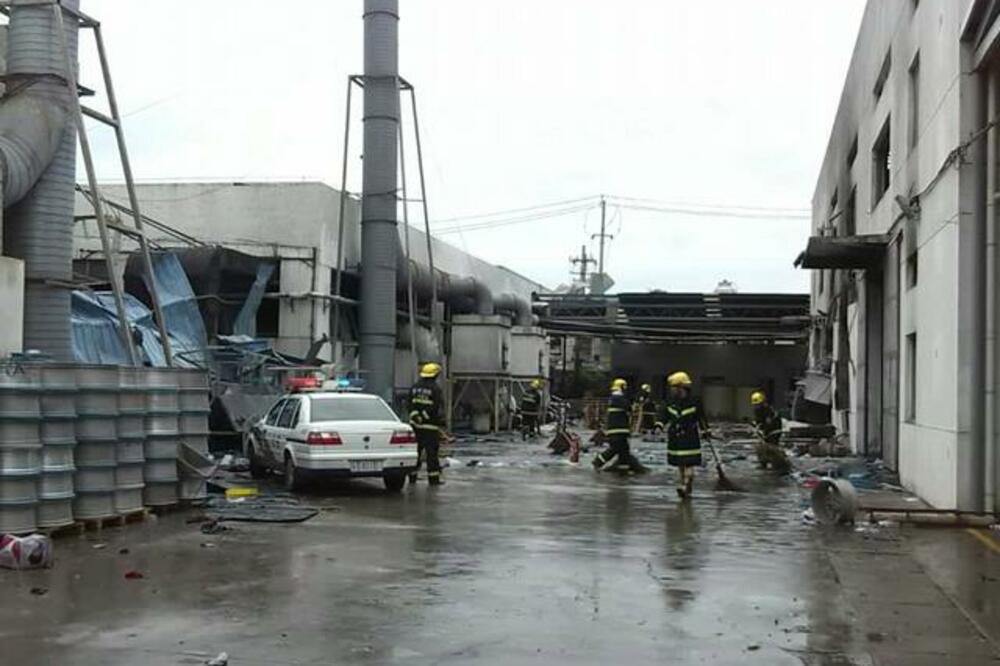 Eksplozija u fabrici u Kini, Foto: Beta/AP
