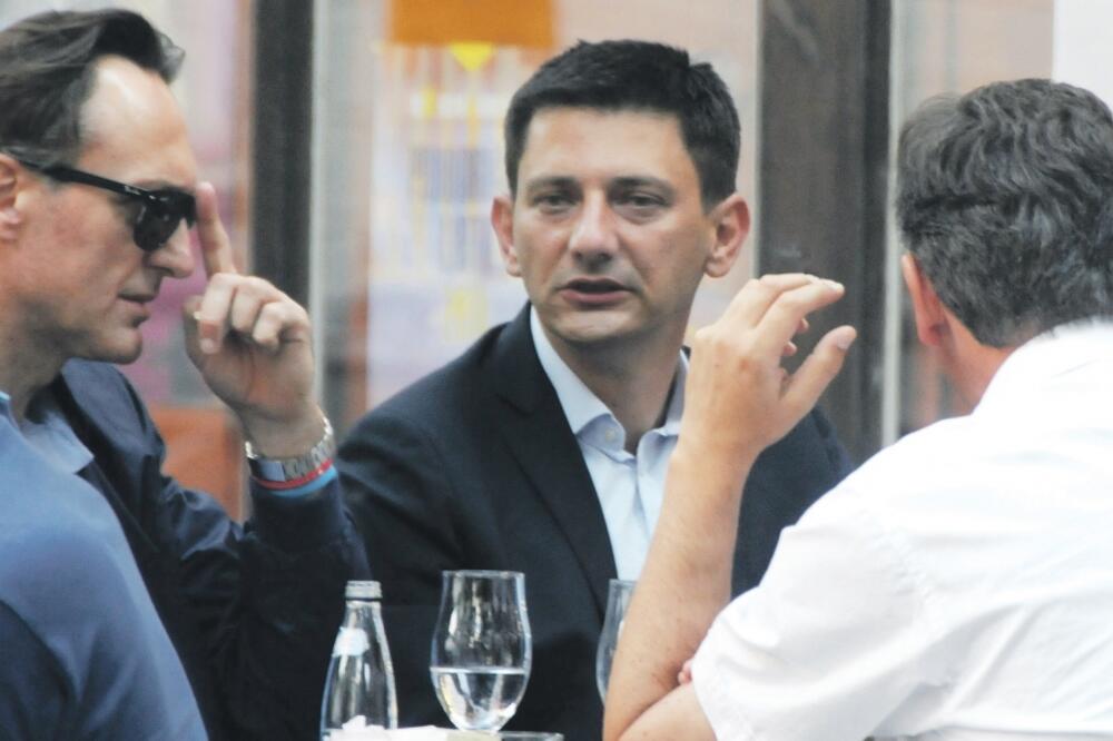 Ranko Krivokapić, Darko Pajović, Dragan Bogojević, Foto: Boris Pejović
