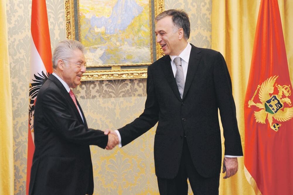 Filip Vujanović, Hajnc Fišer, Foto: Arhiva "Vijesti"