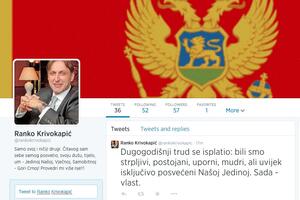 Lažni profil Ranka Krivokapića na Twitteru