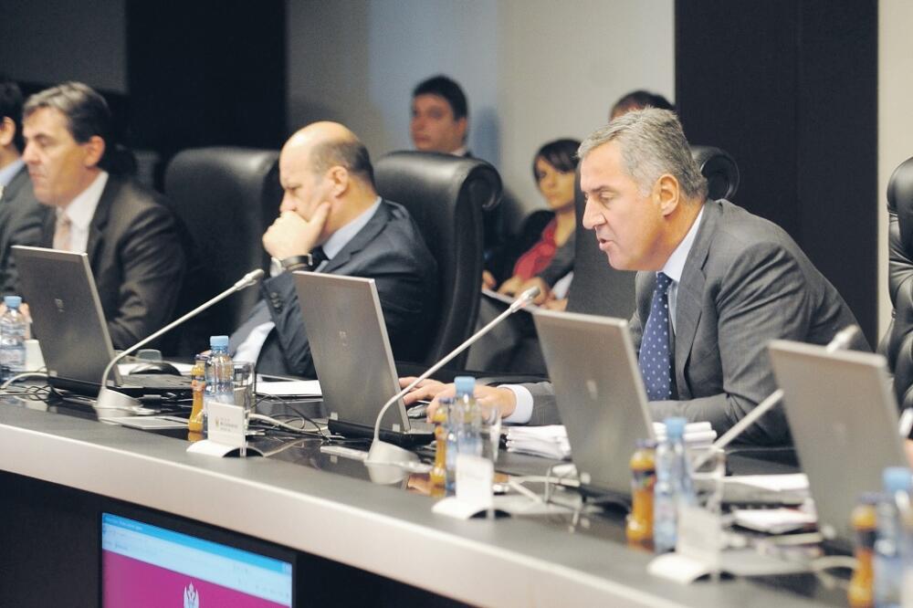 Vlada, sjednica Vlade, Foto: Savo Prelević