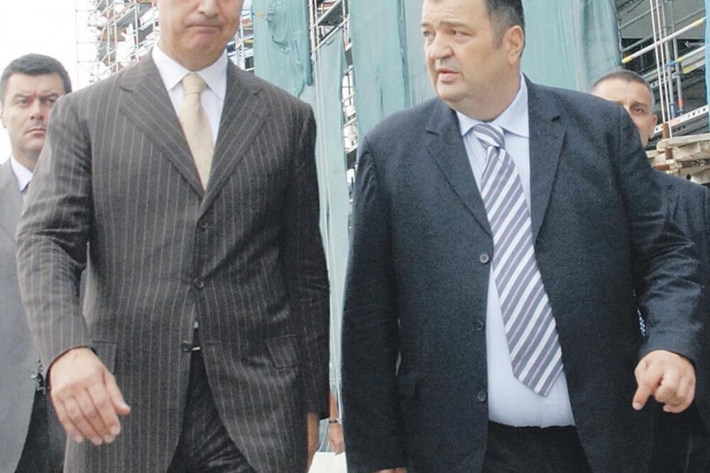 Milo Đukanović, Duško Knežević, Foto: Savo Prelević
