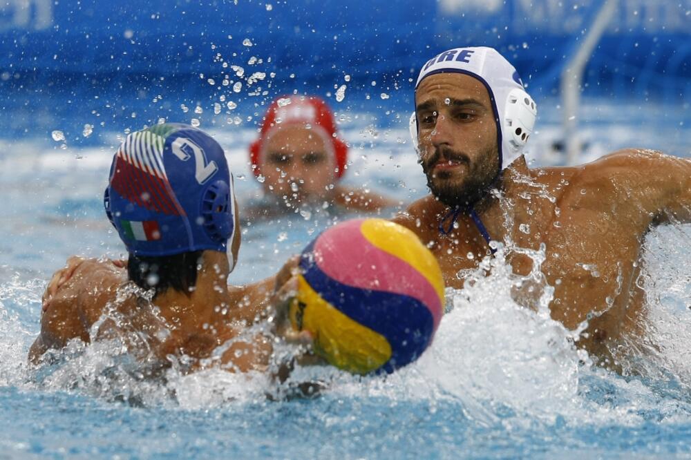 Grčka - Italija, Budimpešta, Foto: Waterpolo.hu