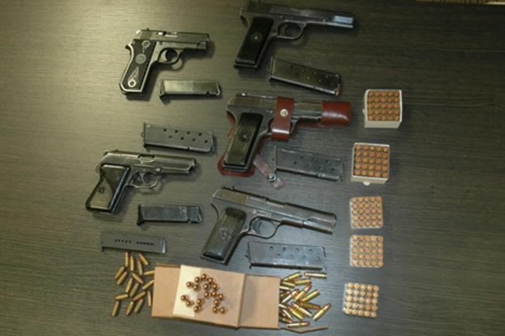 oduzeto oružje, Foto: Uprava policije