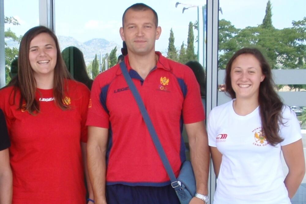 Rakočević, Ristić, Vukadinović, Foto: Atletski savez Crne Gore